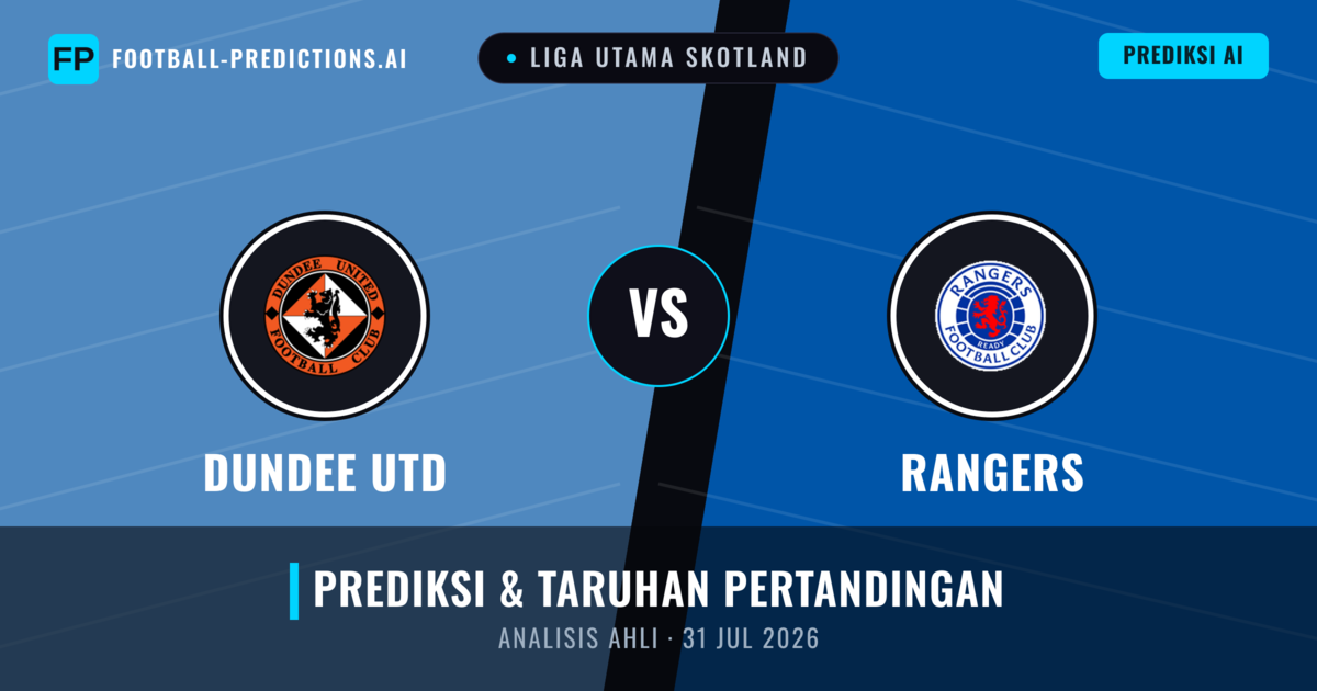 Dundee Utd vs Rangers — prediksi dan pratinjau pertandingan