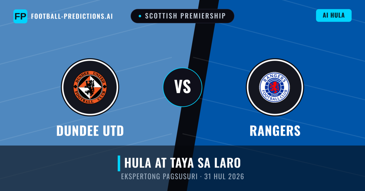 Dundee Utd vs Rangers — hula at preview ng laban