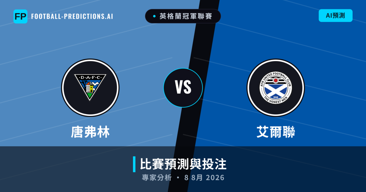 唐弗林 vs 艾爾聯 — 比赛预测和前瞻