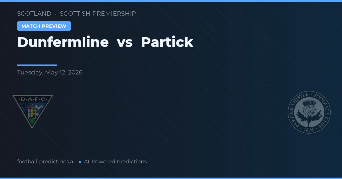 Dunfermline vs Partick Thistle — prediksi dan pratinjau pertandingan