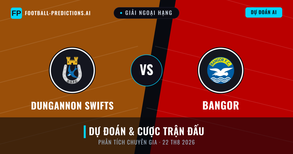 Dungannon Swifts vs Bangor — dự đoán và xem trước trận đấu