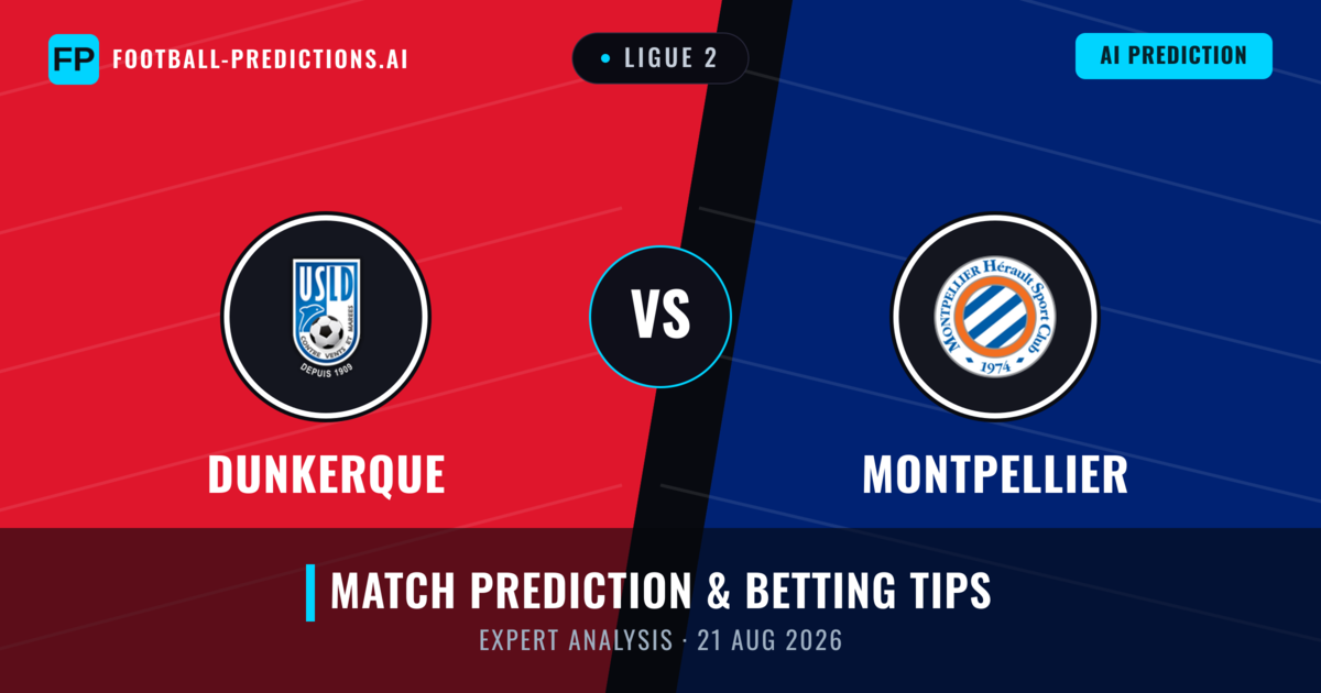 Dunkerque vs Montpellier — match prediction & preview