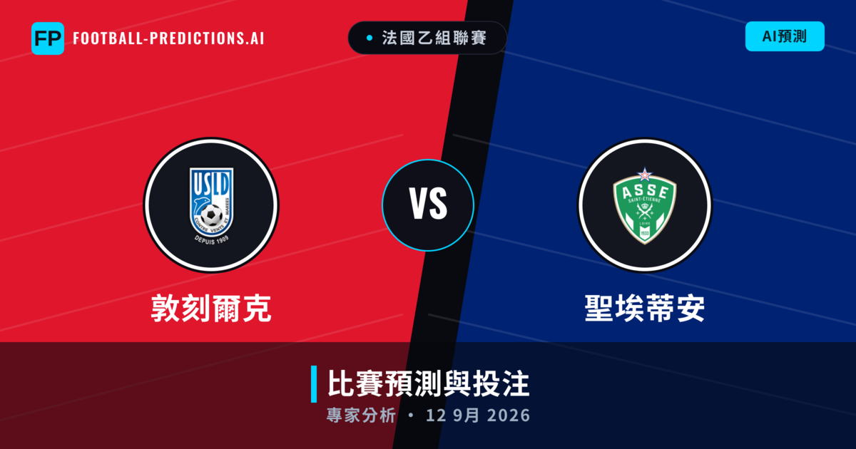 敦刻爾克 vs 聖埃蒂安 — 比赛预测和前瞻