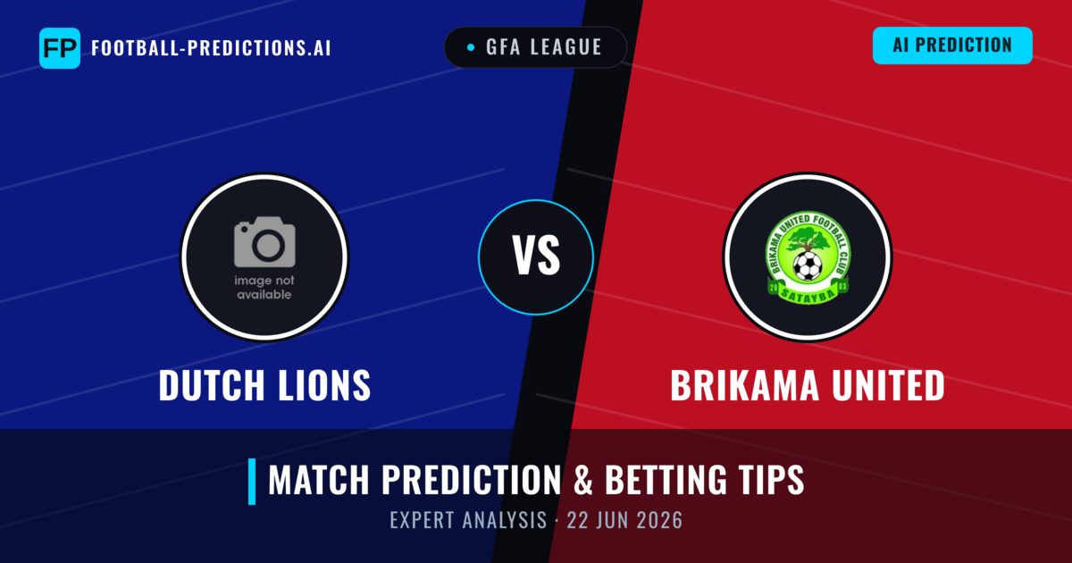 Dutch Lions vs Brikama United — match prediction & preview