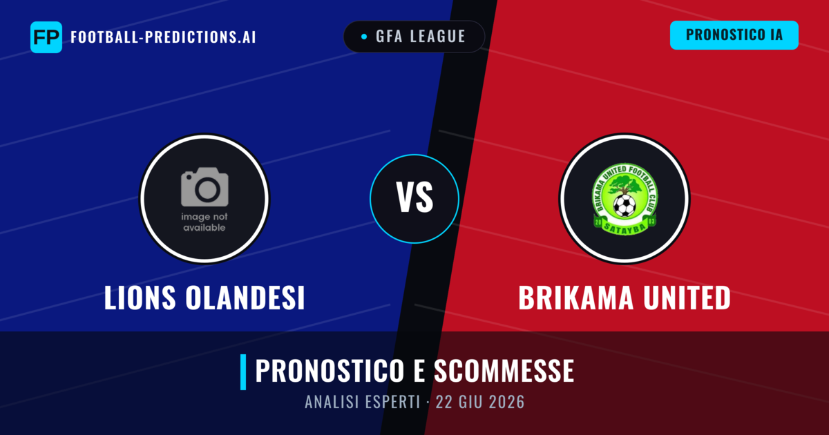 Lions Olandesi vs Brikama United — pronostico e anteprima del match