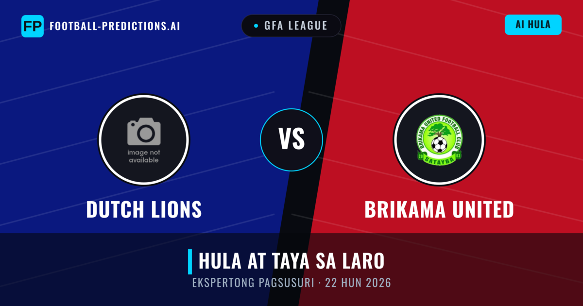 Dutch Lions vs Brikama United — hula at preview ng laban