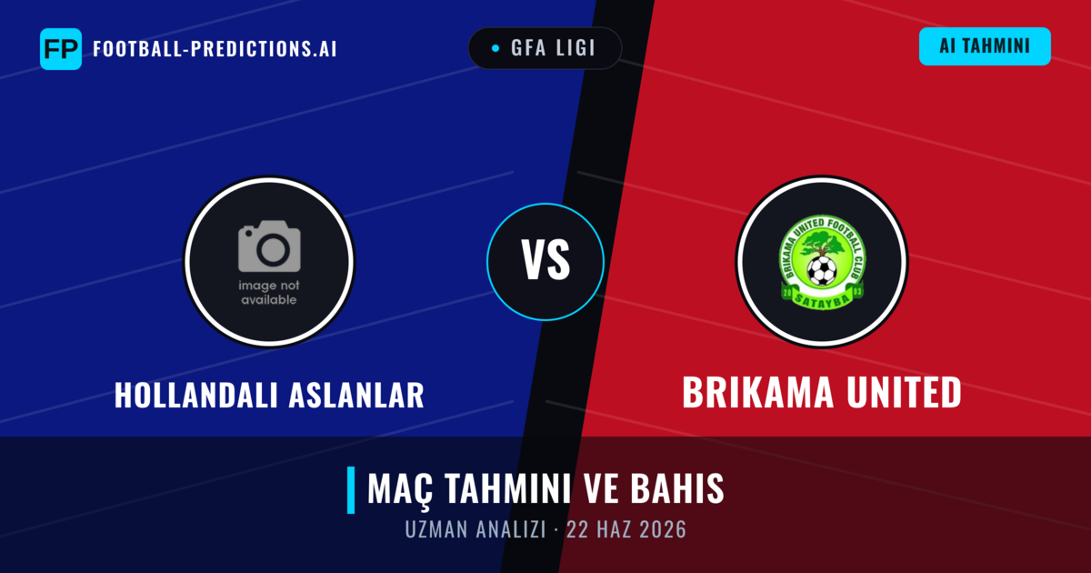 Hollandalı Aslanlar - Brikama United — maç tahmini ve önizleme