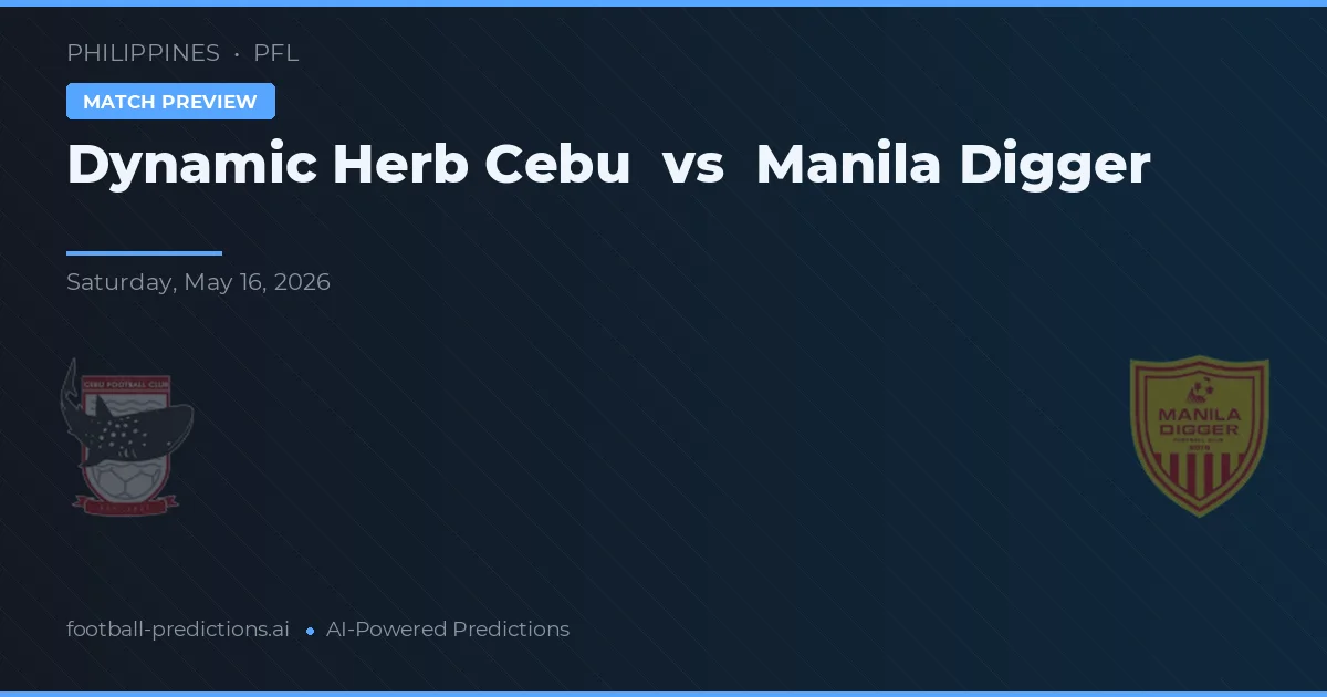 Dynamic Herb Cebu vs Manila Digger — pronostico e anteprima del match