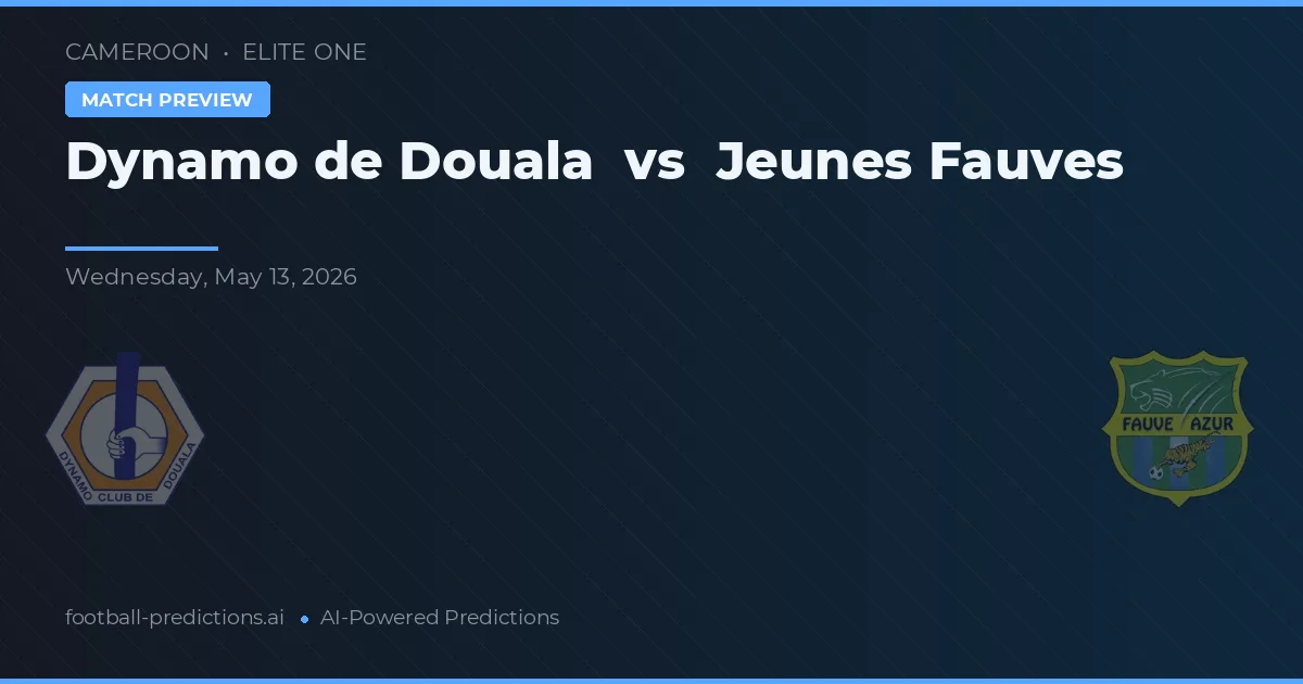 Dynamo de Douala - Jeunes Fauves — maç tahmini ve önizleme