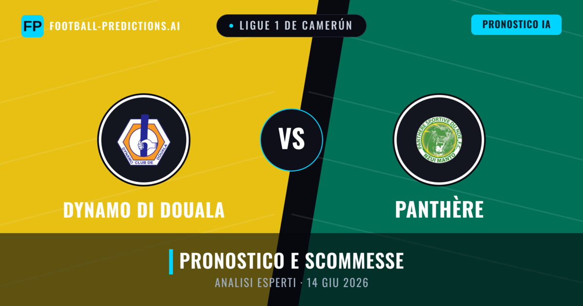 Dynamo di Douala vs Panthère — pronostico e anteprima del match