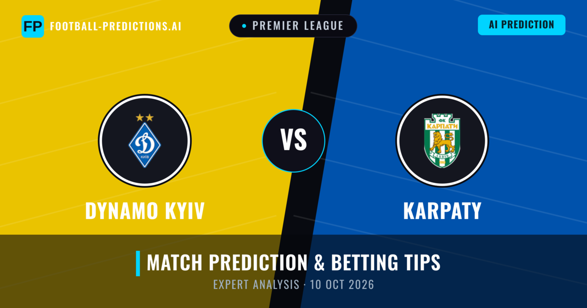 Dynamo Kyiv vs Karpaty — match prediction & preview