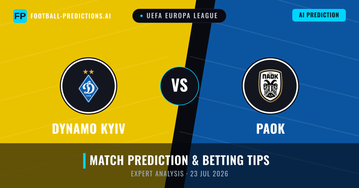 Dynamo Kyiv vs PAOK — match prediction & preview