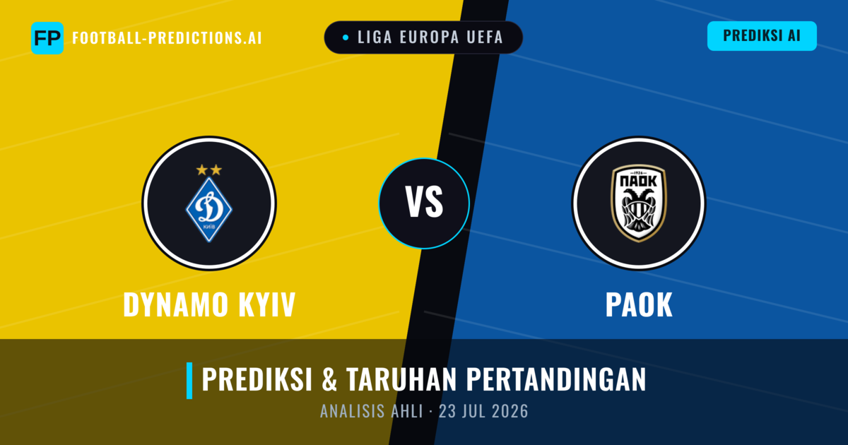 Dynamo Kyiv vs PAOK — prediksi dan pratinjau pertandingan