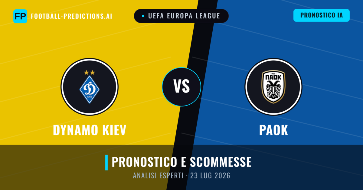 Dynamo Kiev vs PAOK — pronostico e anteprima del match