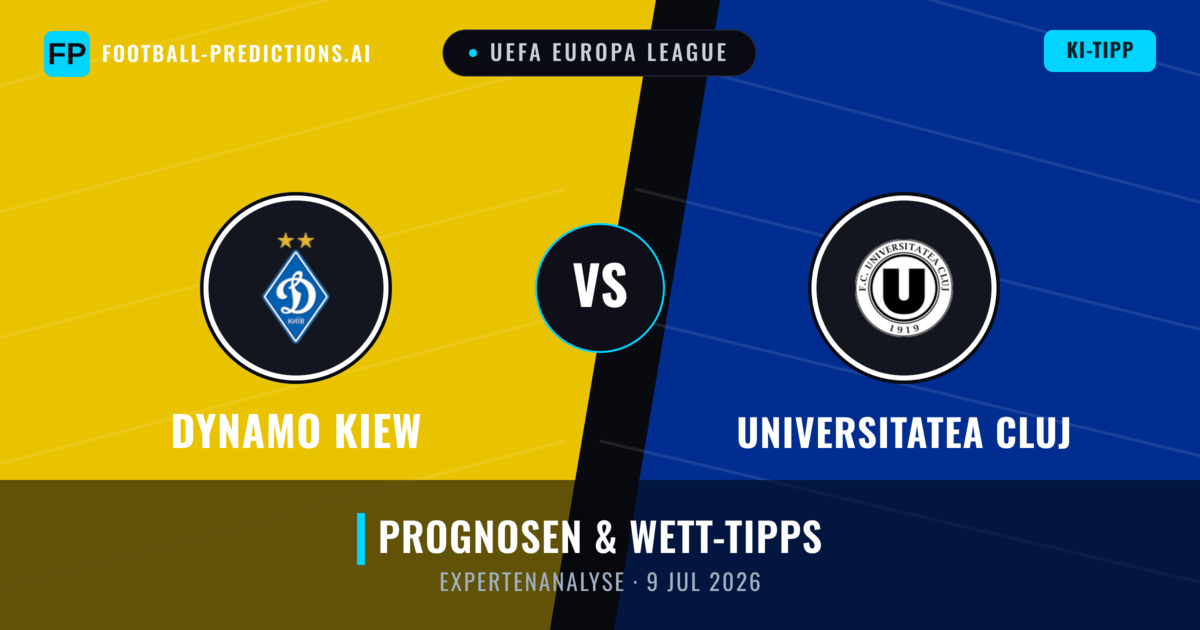 Dynamo Kiew vs Universitatea Cluj — Prognose und Spielvorschau