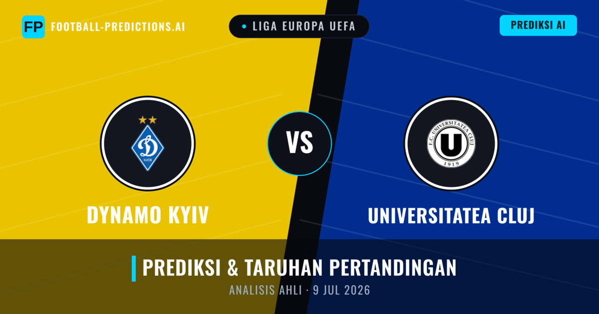 Dynamo Kyiv vs Universitatea Cluj — prediksi dan pratinjau pertandingan