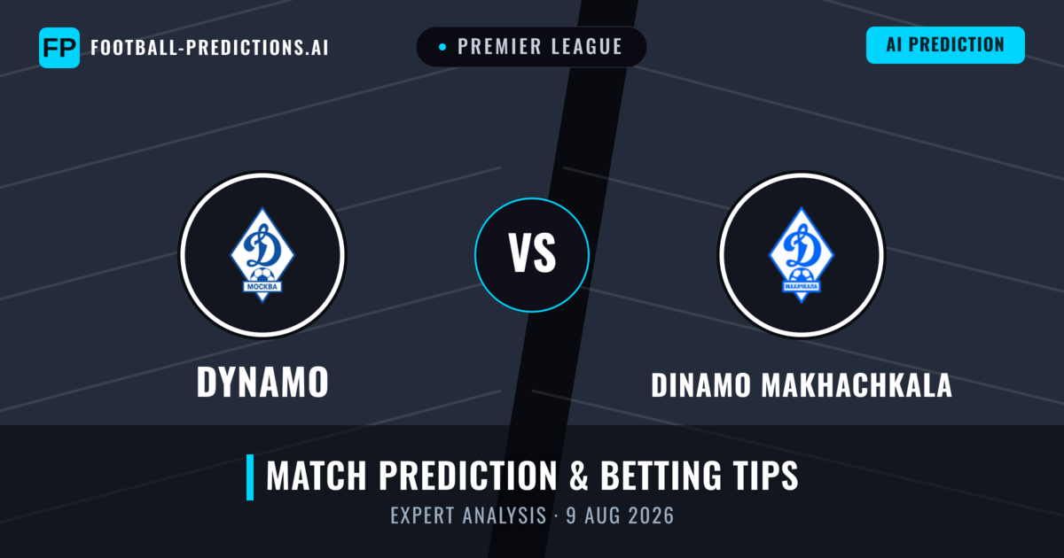 Dynamo vs Dinamo Makhachkala — match prediction & preview