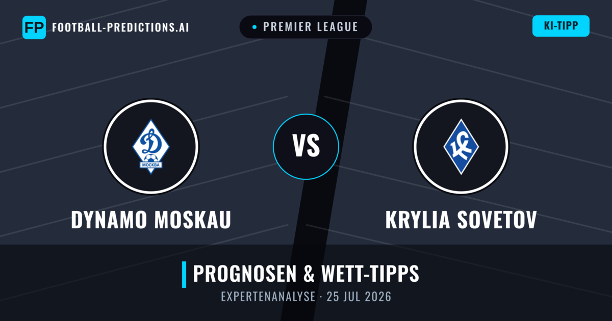 Dynamo Moskau vs Krylia Sovetov — Prognose und Spielvorschau