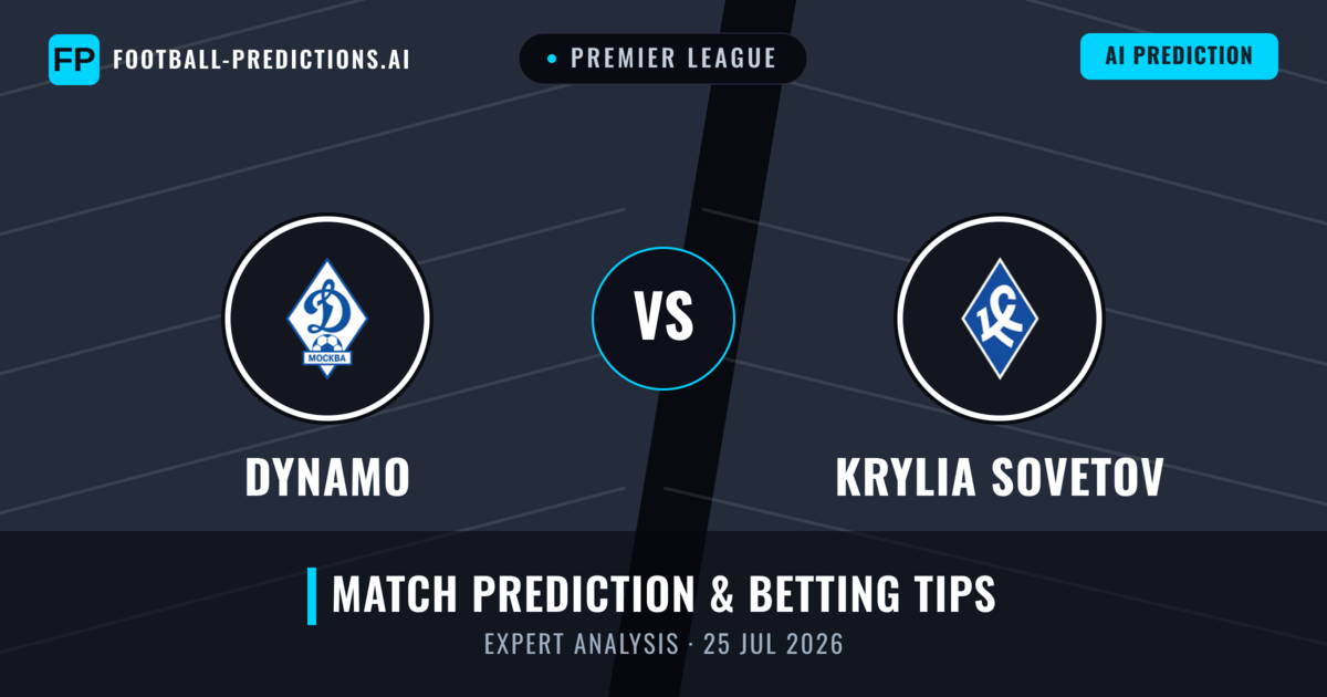 Dynamo vs Krylia Sovetov — match prediction & preview