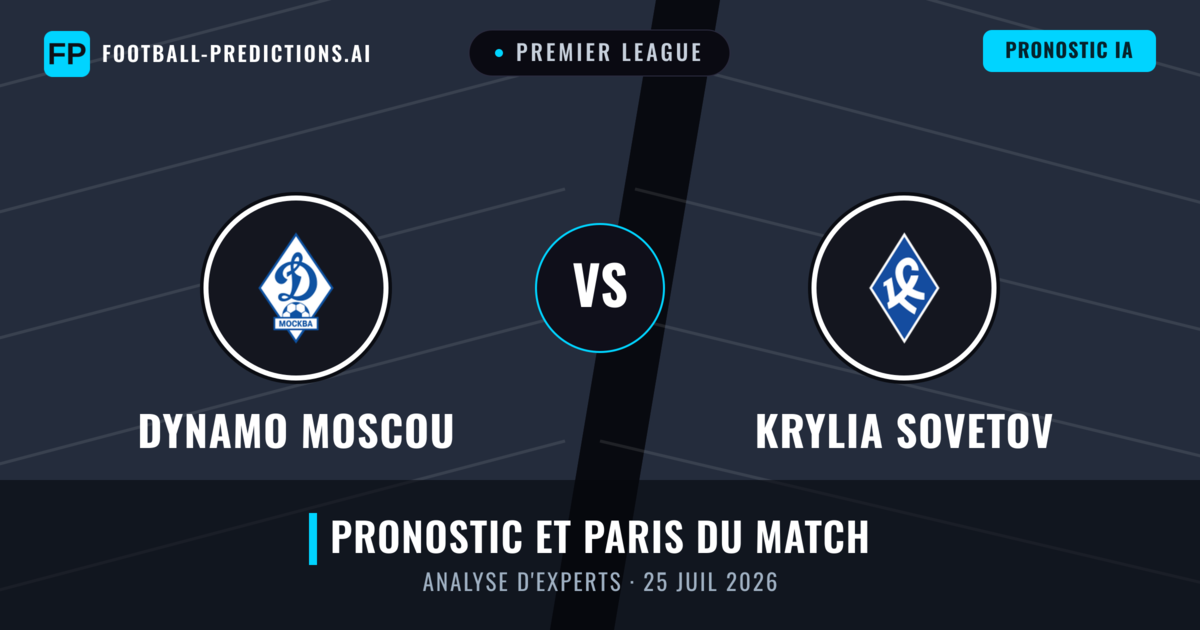 Dynamo Moscou vs Krylia Sovetov — pronostic et avant-match