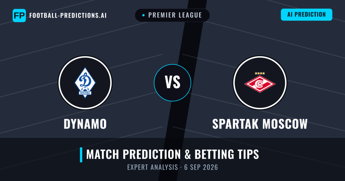 Dynamo vs Spartak Moscow — match prediction & preview