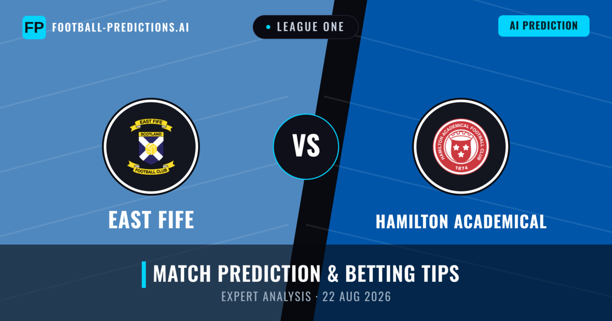 East Fife vs Hamilton Academical — match prediction & preview