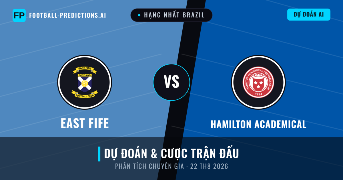East Fife vs Hamilton Academical — dự đoán và xem trước trận đấu