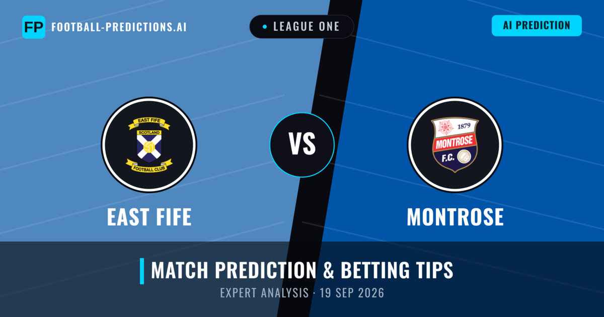 East Fife vs Montrose — match prediction & preview