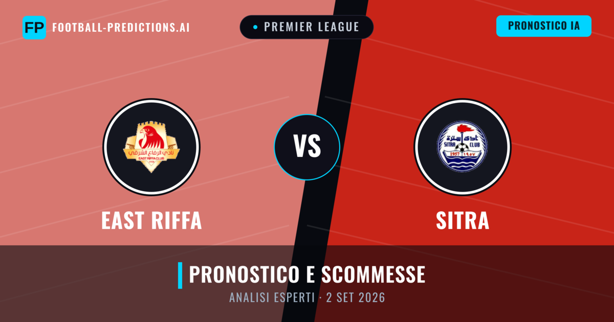 East Riffa vs Sitra — pronostico e anteprima del match
