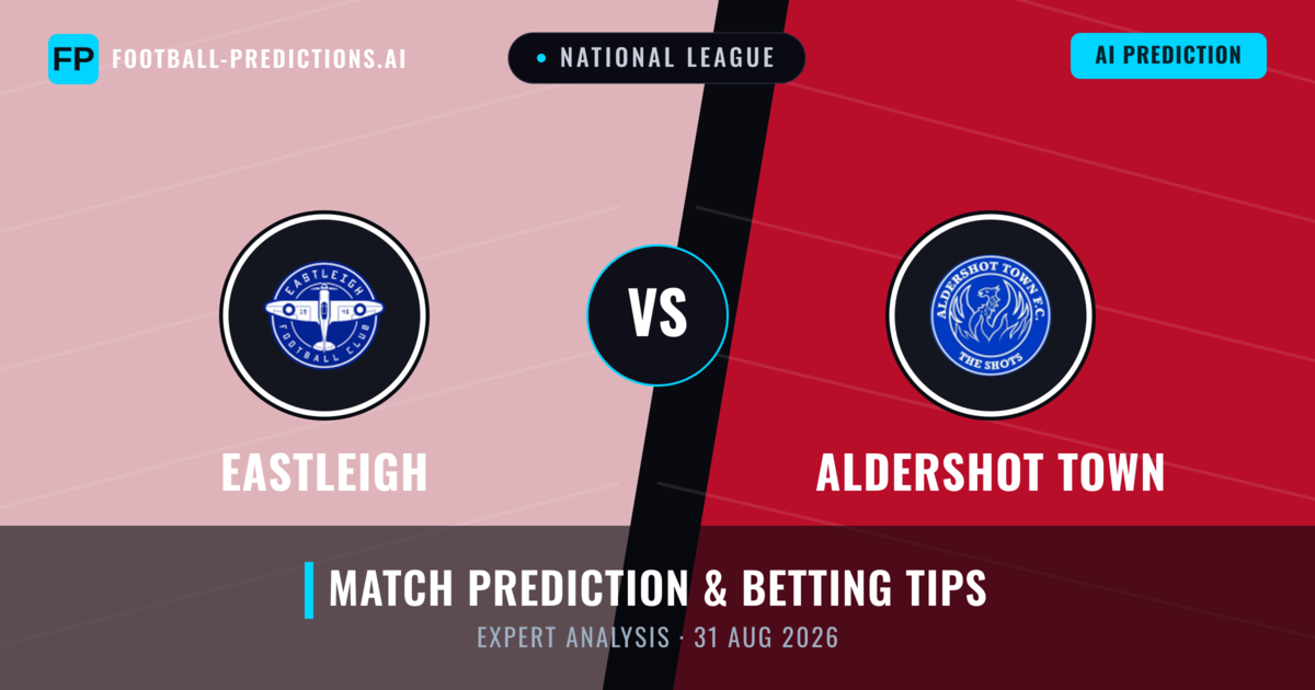 Eastleigh vs Aldershot Town — match prediction & preview