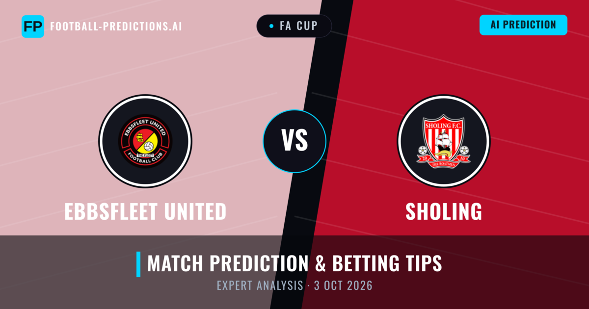 Ebbsfleet United vs Sholing — match prediction & preview