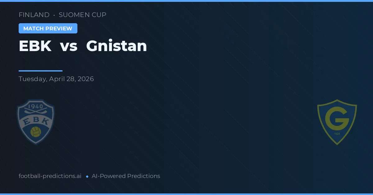 EBK vs Gnistan — match prediction & preview