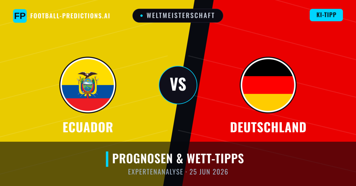 Ecuador vs Deutschland — Prognose und Spielvorschau