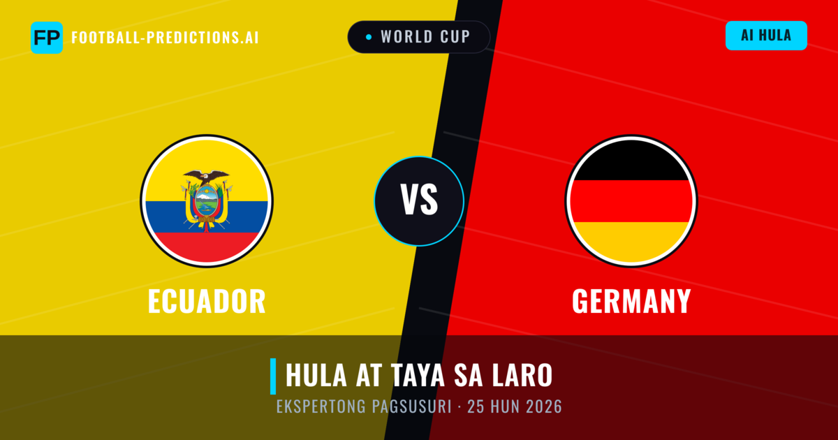 Ecuador vs Germany — hula at preview ng laban