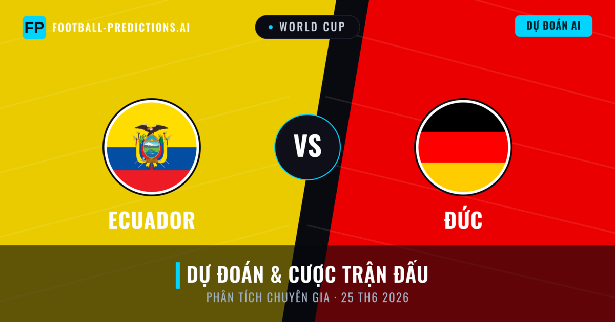 Ecuador vs Đức — dự đoán và xem trước trận đấu