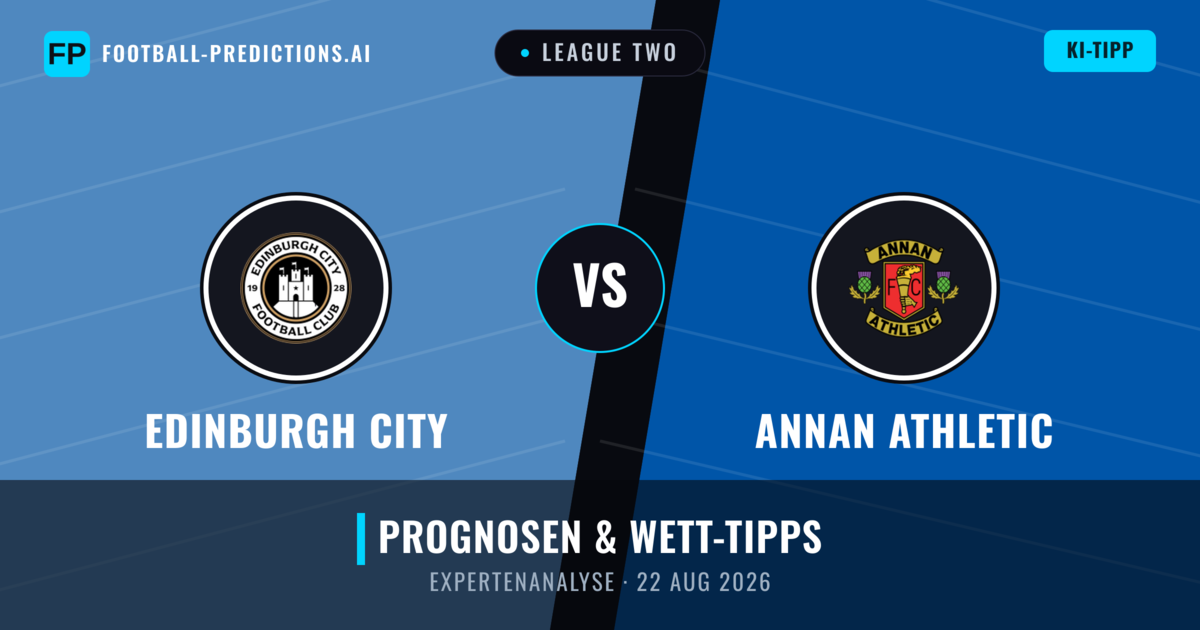 Edinburgh City vs Annan Athletic — Prognose und Spielvorschau