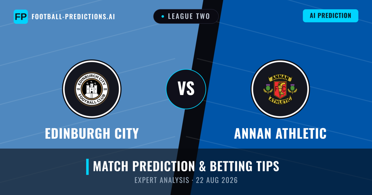 Edinburgh City vs Annan Athletic — match prediction & preview