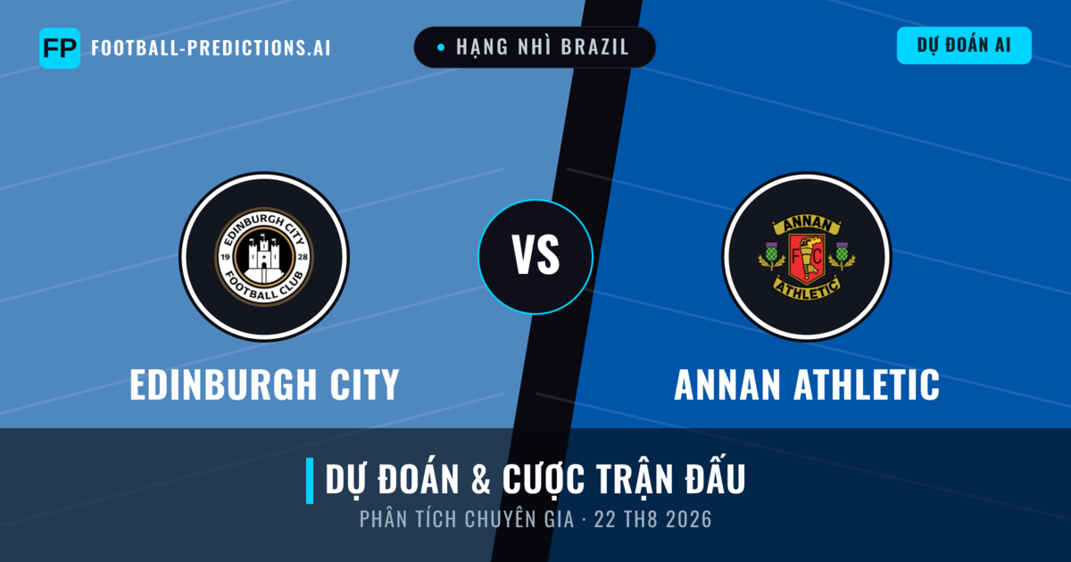 Edinburgh City vs Annan Athletic — dự đoán và xem trước trận đấu