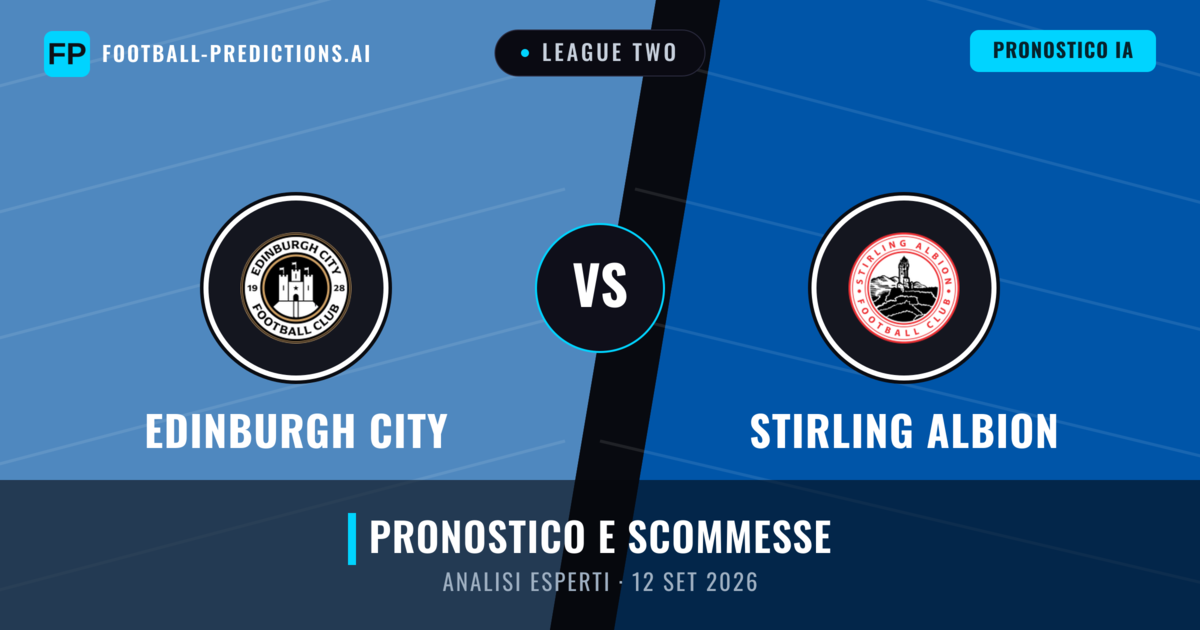 Edinburgh City vs Stirling Albion — pronostico e anteprima del match