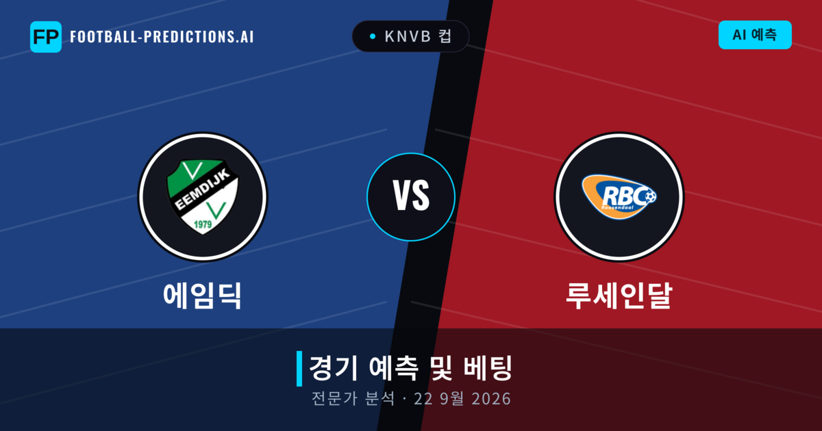 에임딕 대 루세인달 — 경기 예측 및 프리뷰