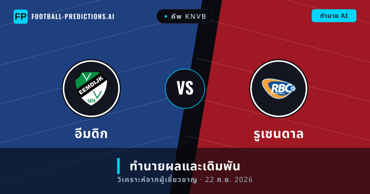 อีมดิก พบ รูเซนดาล — ทำนายผลและพรีวิวการแข่งขัน