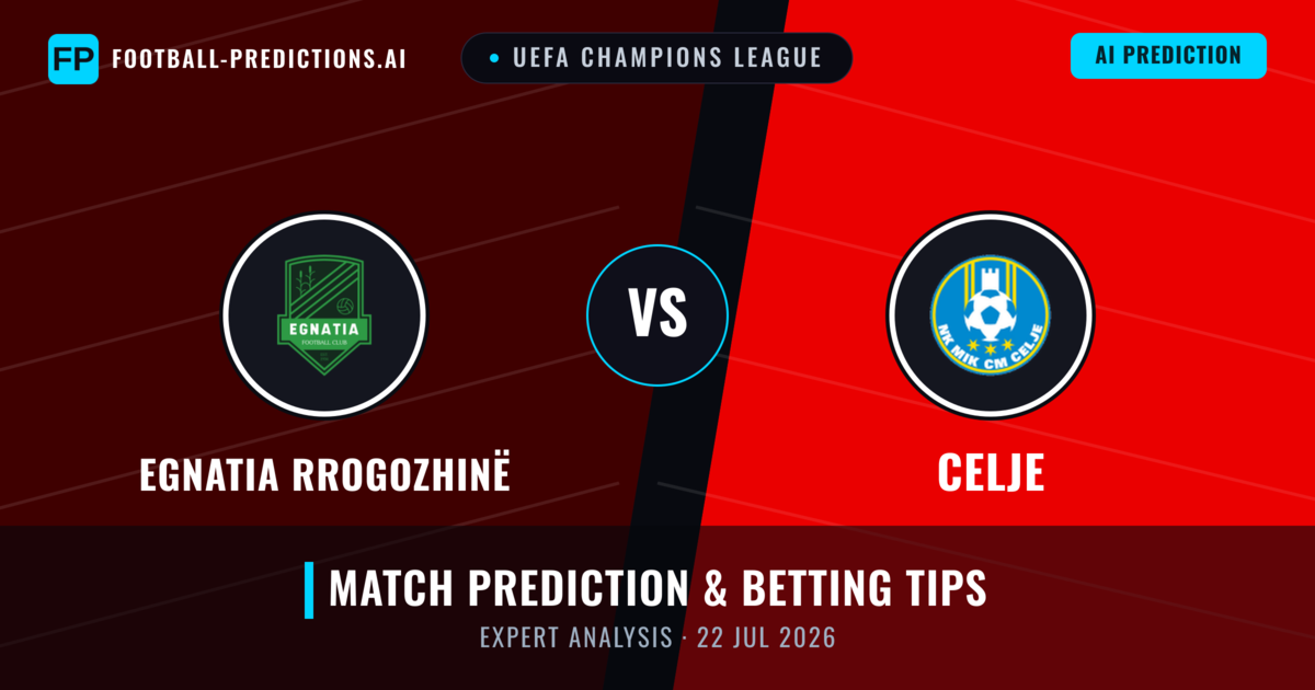 Egnatia Rrogozhinë vs Celje — match prediction & preview