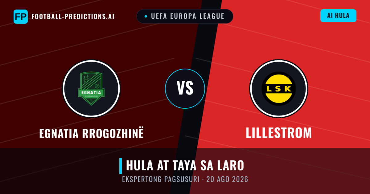 Egnatia Rrogozhinë vs Lillestrom — hula at preview ng laban