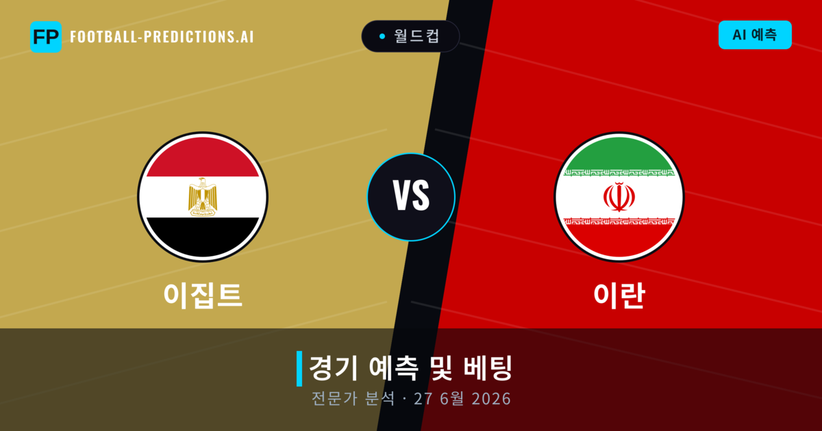 이집트 대 이란 — 경기 예측 및 프리뷰