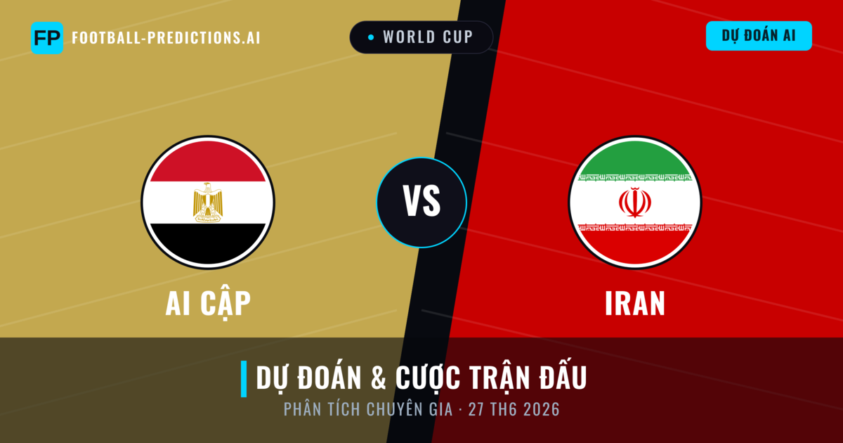 Ai Cập vs Iran — dự đoán và xem trước trận đấu