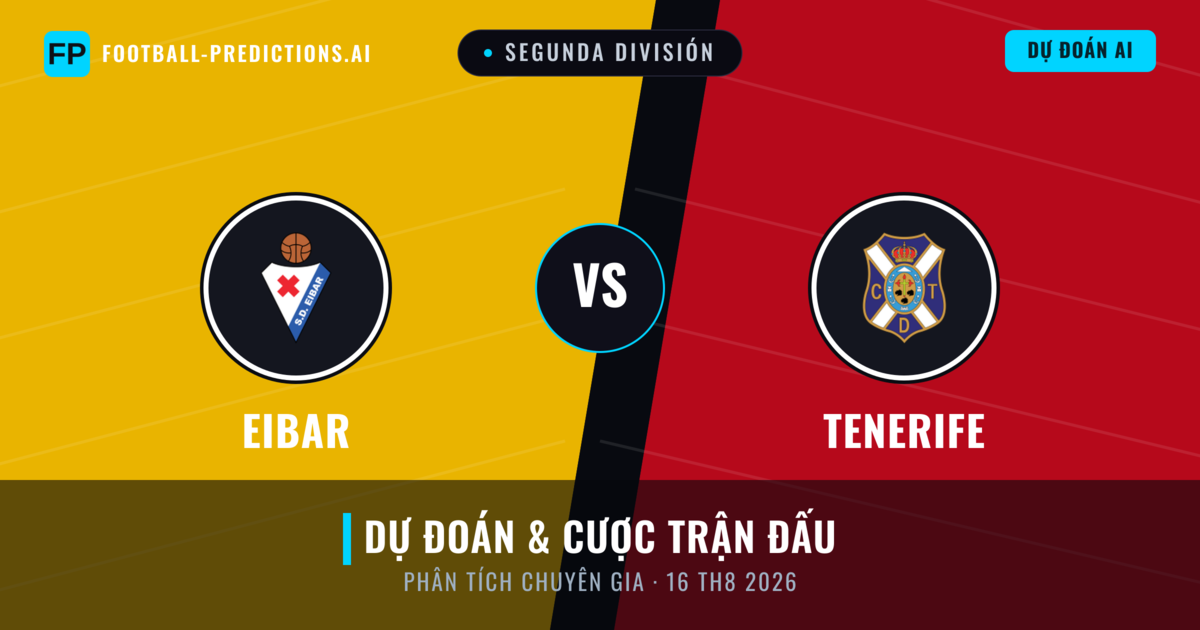Eibar vs Tenerife — dự đoán và xem trước trận đấu