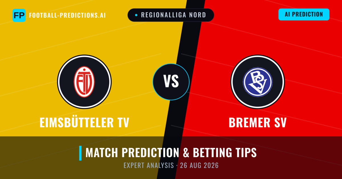 Eimsbütteler TV vs Bremer SV — match prediction & preview