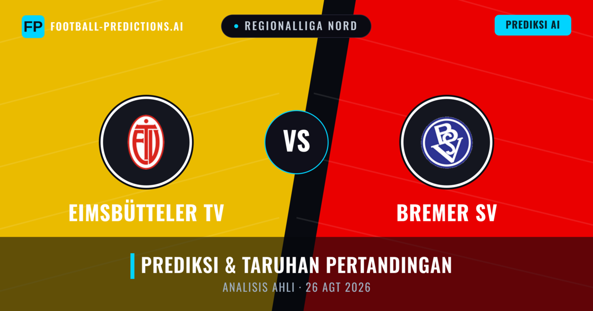 Eimsbütteler TV vs Bremer SV — prediksi dan pratinjau pertandingan