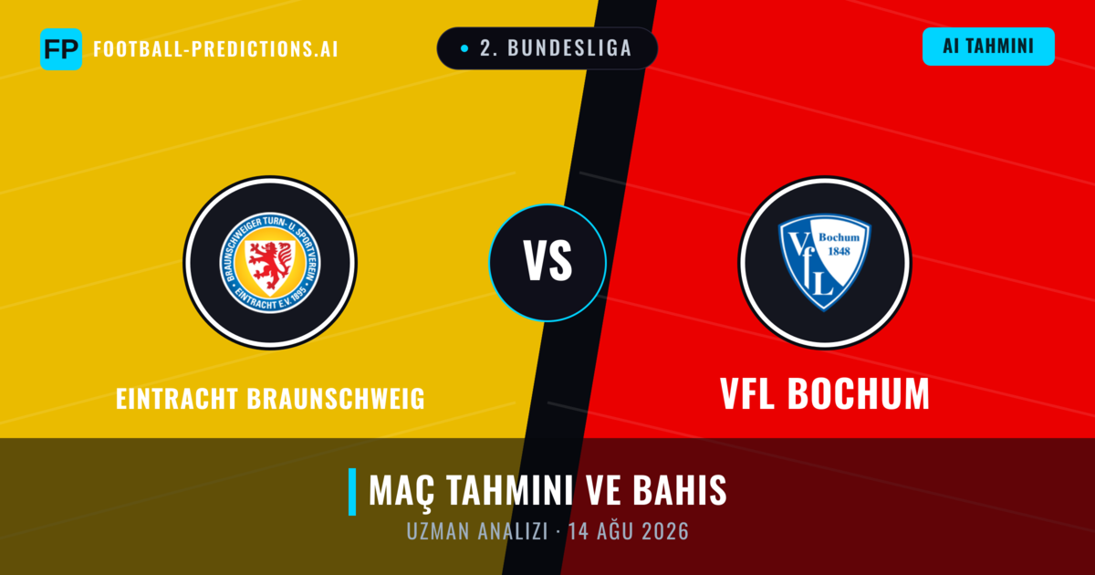 Eintracht Braunschweig - VfL Bochum — maç tahmini ve önizleme
