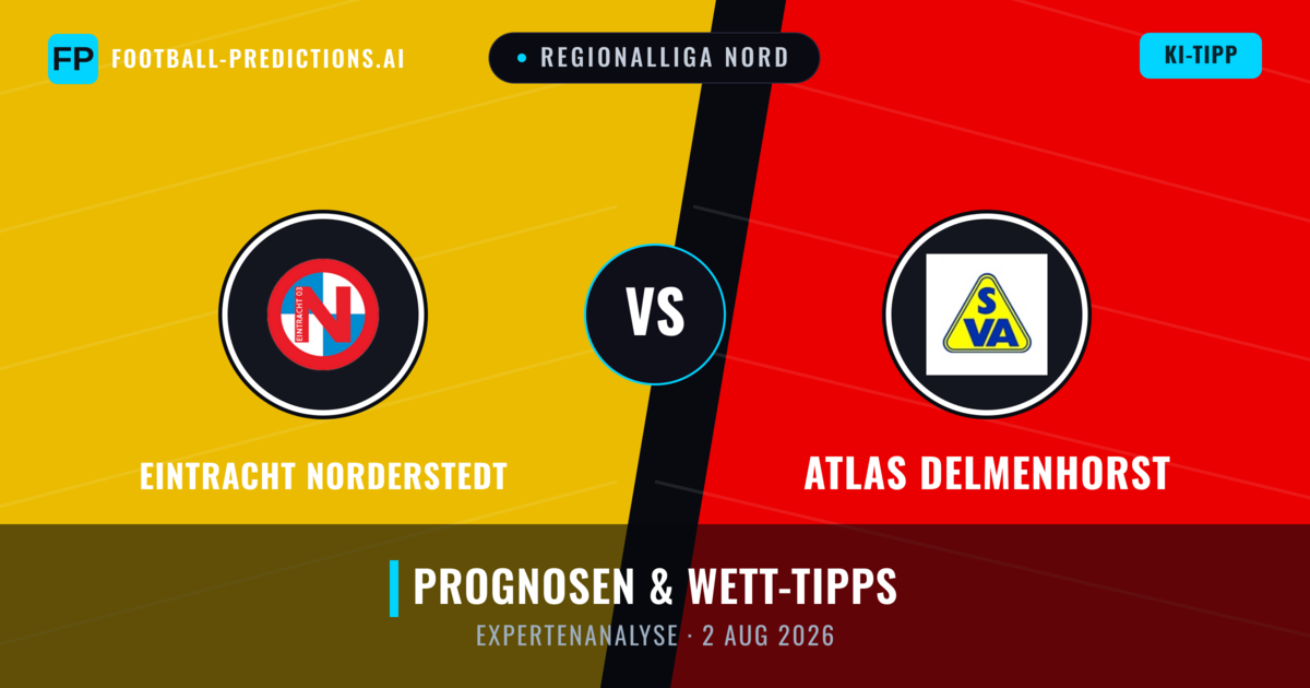 Eintracht Norderstedt vs Atlas Delmenhorst — Prognose und Spielvorschau